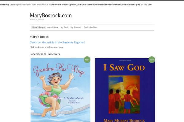 Canvas theme site design template sample