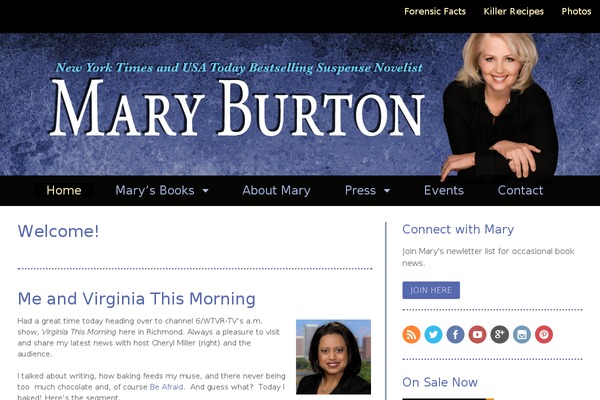 maryburton.com site used Burtonchild