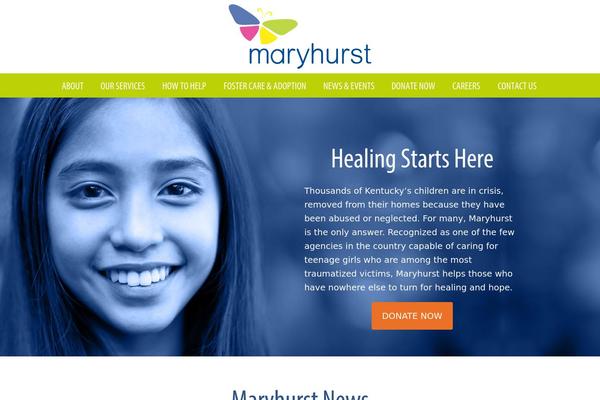maryhurst.org site used Maryhurst-butterfly