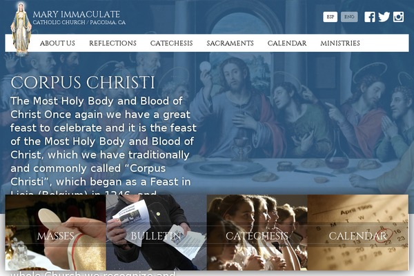 maryimmaculateparish.org site used Mi2