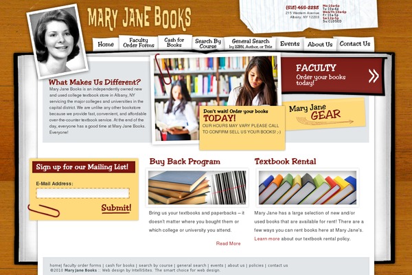 WordPress website example screenshot