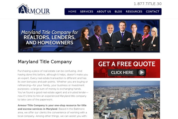 maryland-title-company.net site used Spacious