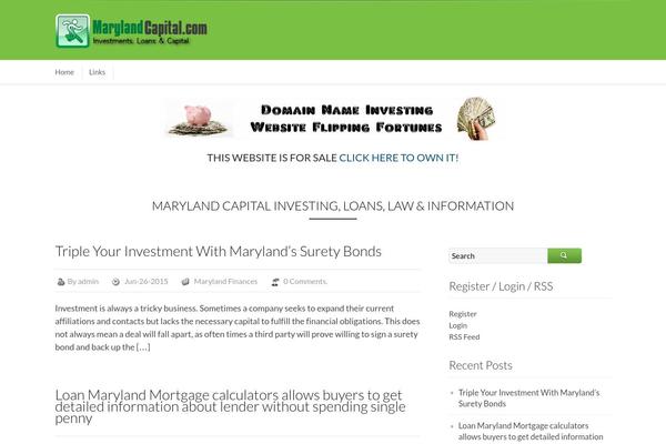 marylandcapital.com site used Business Directory