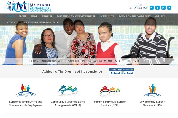 marylandcommunityconnection.org site used Marylandcommunity