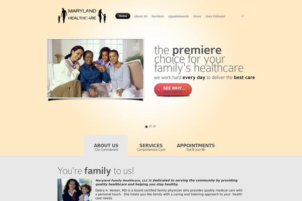 marylandfamilyhealthcare.com site used Md-framework