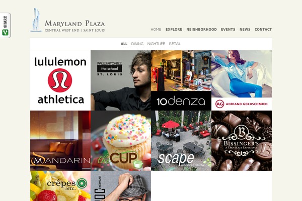 marylandplaza.com site used Flexible