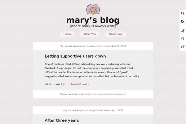 marymacapagal.com site used Manlymary