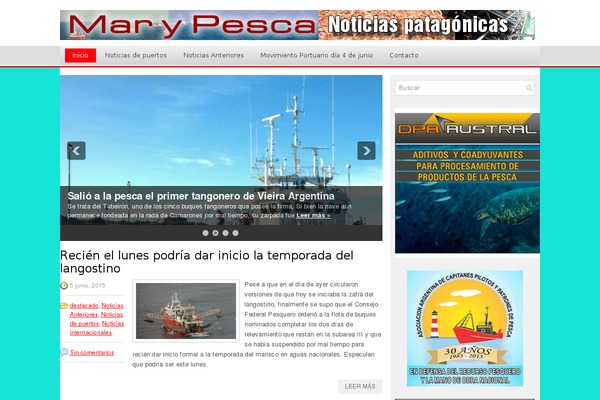 marypescanoticiaspatagonicas.com site used Verto