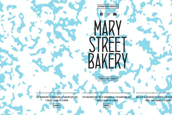 marystreetbakery.com.au site used Monk2016