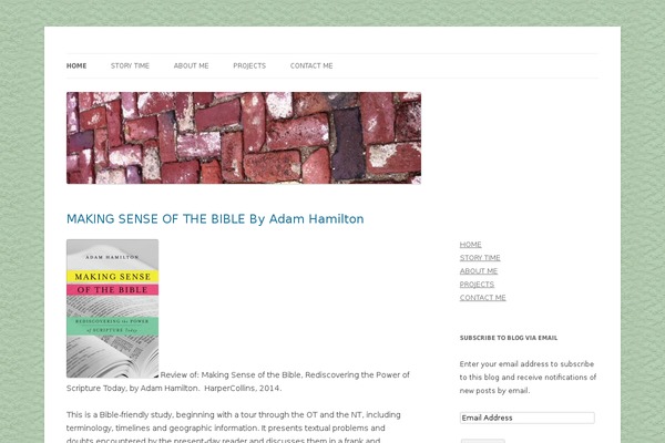 Twenty Twelve theme site design template sample