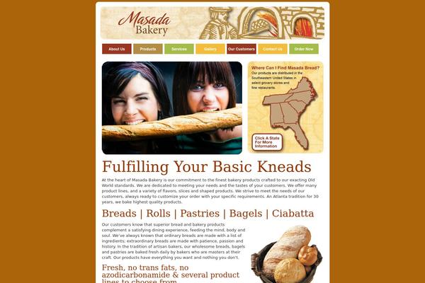 masadabakery.com site used Masadabakery