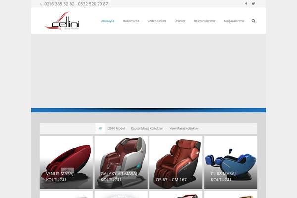 Impreza theme site design template sample