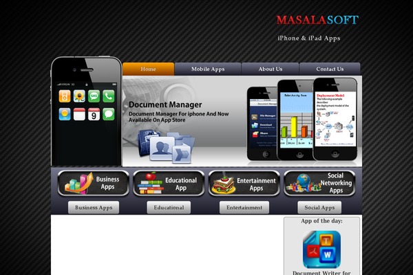 masalasoft.com site used Apptamin-a-master