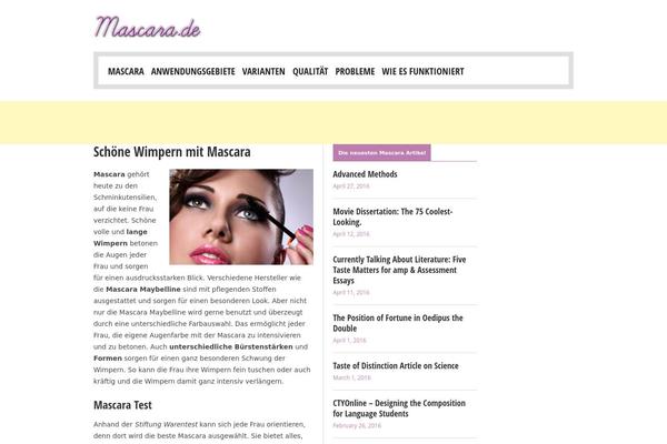 mascara.de site used Nues