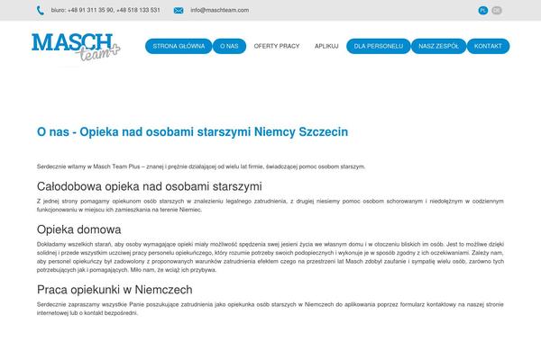 maschteam.pl site used Maschteam