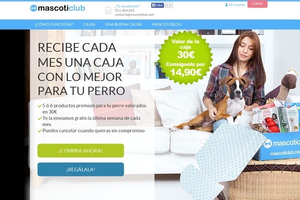mascoticlub.es site used Dv-mascotas-2013