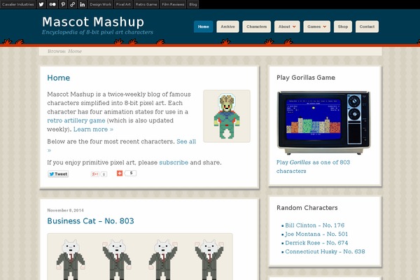 mascotmashup.com site used Mascotmashup