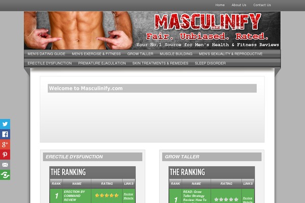 masculinify.com site used Product-review-theme