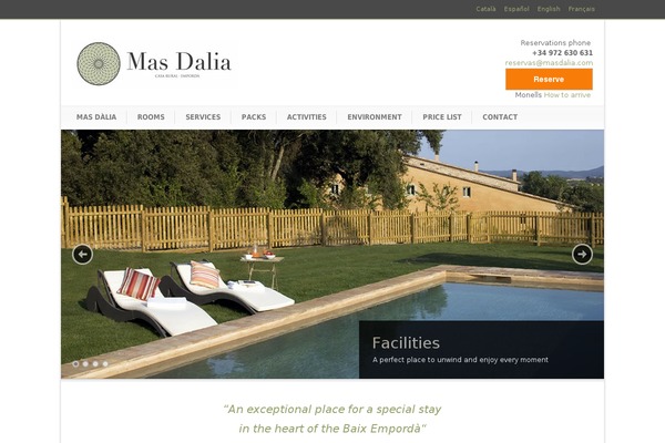 WordPress website example screenshot
