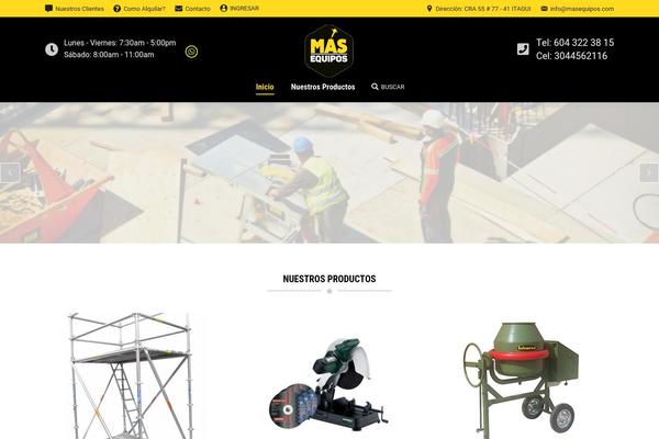 WordPress website example screenshot
