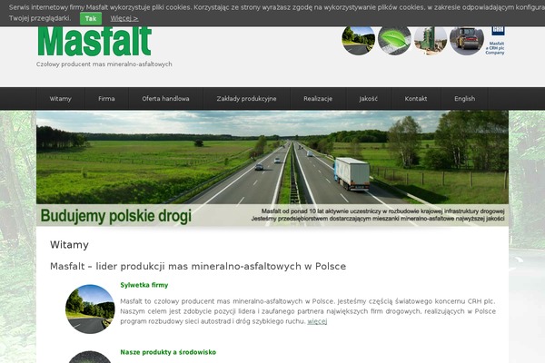 masfalt.pl site used Estate