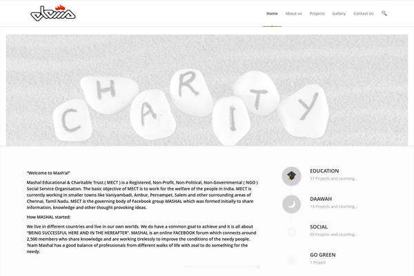 WordPress website example screenshot