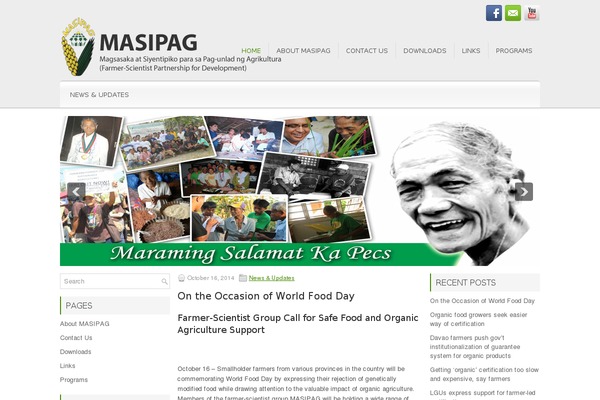 masipag.org site used Bontoc