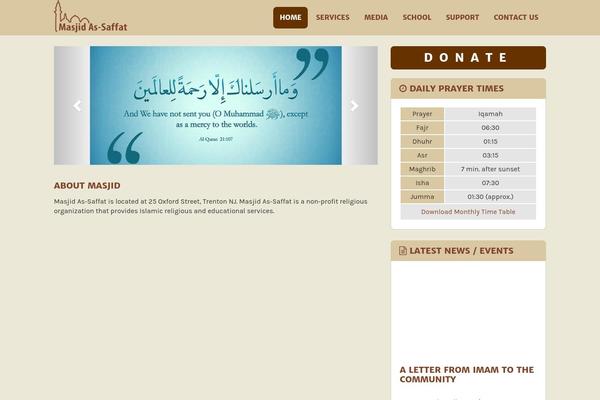 masjidassaffat.com site used Masjid