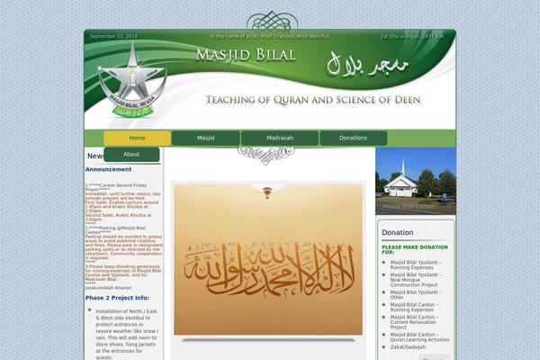 masjidbilalmi.org site used Madrasah_bilal