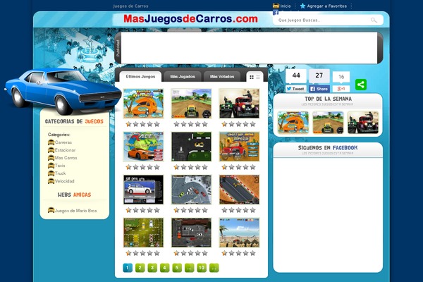 masjuegosdecarros.com site used Mascarros