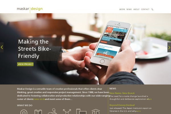 WordPress website example screenshot