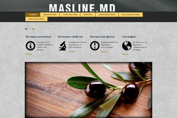 masline.md site used Maslinepoor