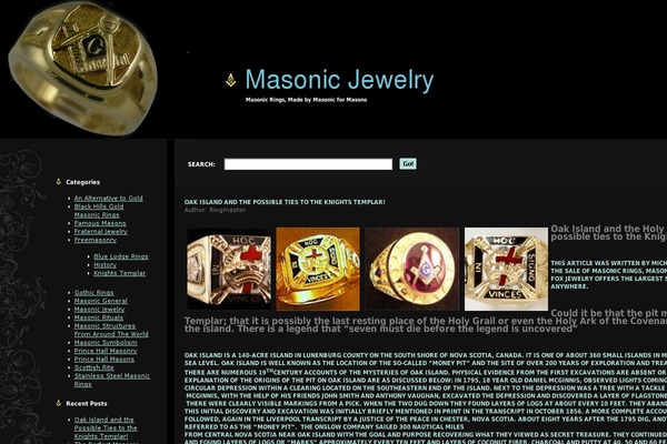 masonicjewelryblog.com site used Jewelry