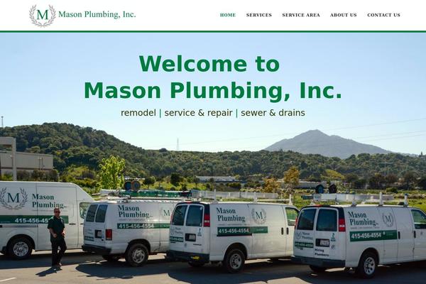 masonplumbing.com site used Navo-child