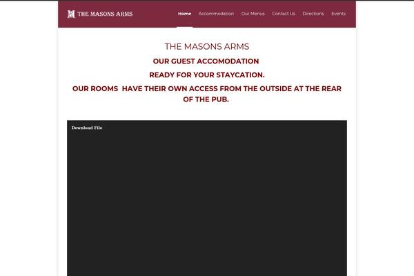 masonsarmsyork.co.uk site used Masons