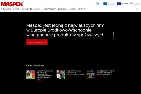 maspex.com site used Maspex