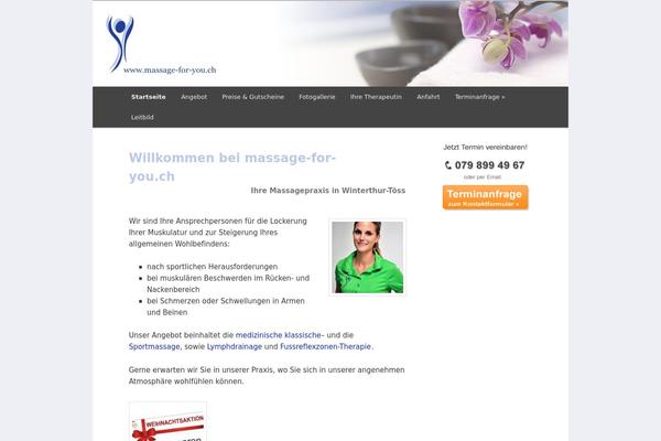 massage-for-you.ch site used Twenty Eleven