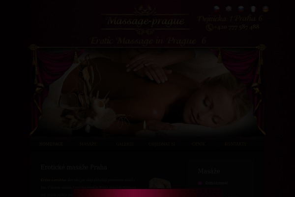 massage-prague.cz site used Theme1457