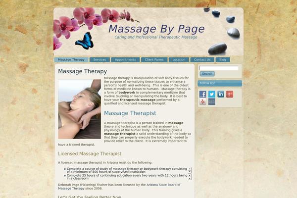 massagebypage.com site used Massagepage