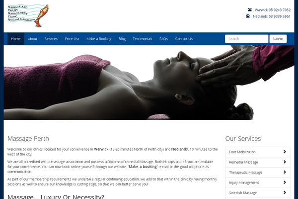 massageclinic.com.au site used Maimc