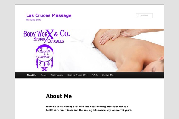 massagelascruces.com site used Twenty Eleven