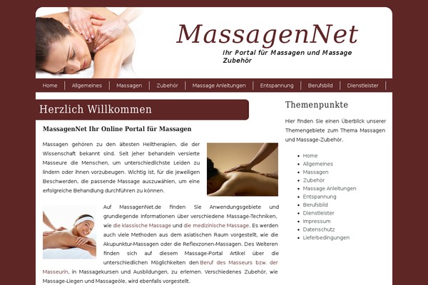 WordPress website example screenshot