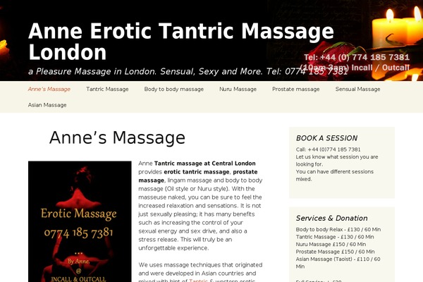 WordPress website example screenshot