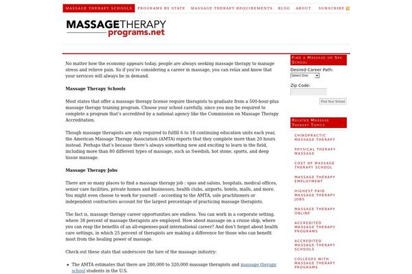 massagetherapyprograms.net site used Thesis 1.7