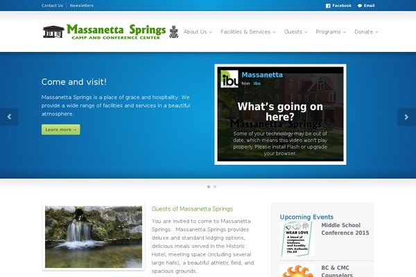 massanettasprings.org site used Sterling