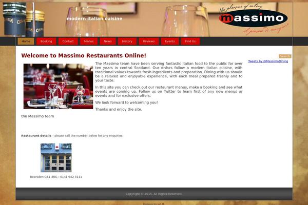 massimo-restaurants.com site used Massimo4