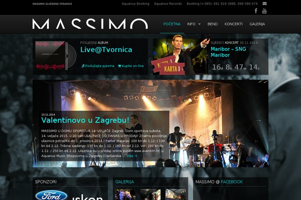 massimo.hr site used Massimo