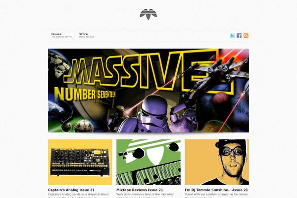 massivemag.com site used Super Skeleton 2.0