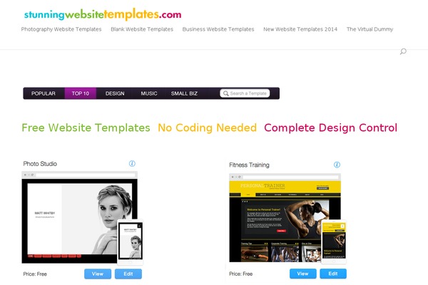 Divi theme site design template sample