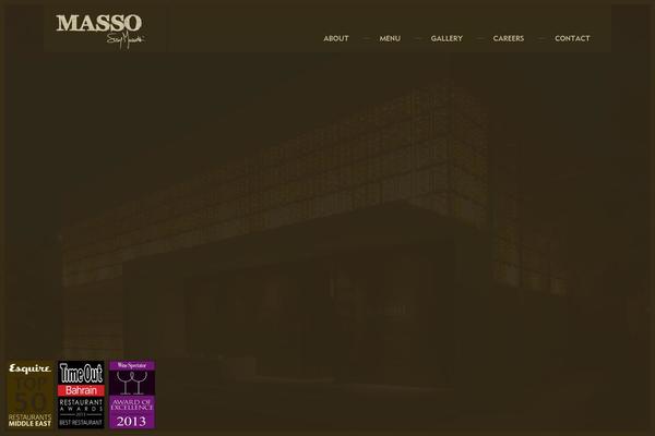 massorestaurant.com site used Masso